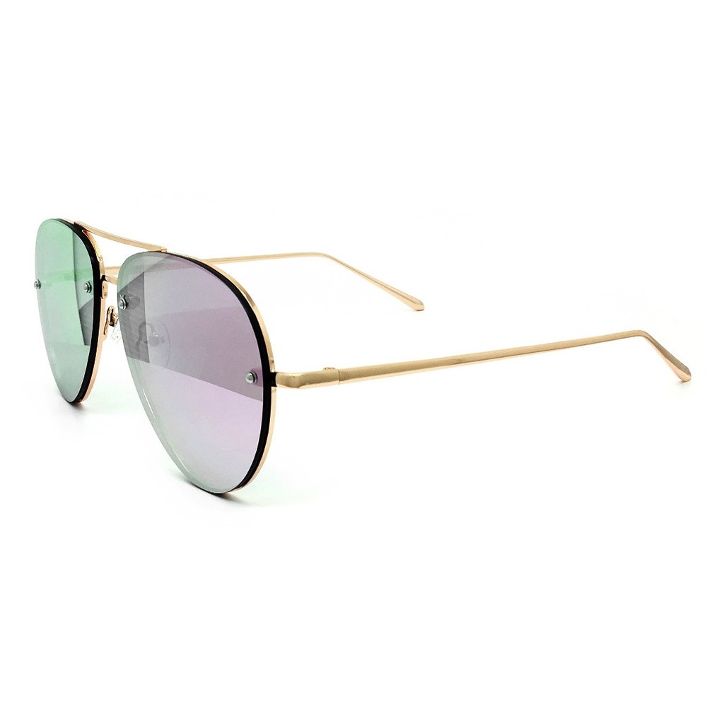 O2 Eyewear 7191 Rimless Aviator Sunglasses(PR) - Picture 4 of 8